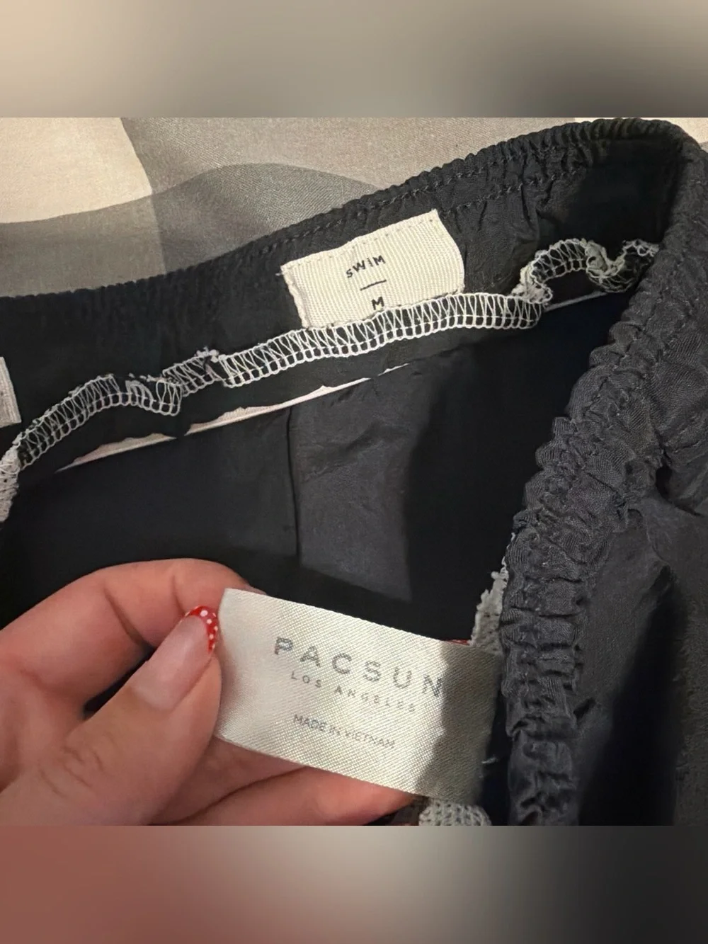 PacSun Men's Black Swim trunks